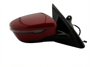 2018-2020 Nissan Pathfinder Red Power Door/Side View Mirror with Signal Lamp - Right (Passenger) (Used OEM)