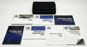2024 Subaru Legacy Owners Manual with Storage Cover (Used OEM)