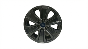 2018-2020 Ford F-150 Black 20x8.5 6-Spoke Smoked Hyper Silver Alloy Wheel (Used OEM)