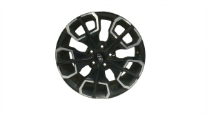 2022-2024 Hyundai Santa Cruz 18x7.5 Machined Black Alloy Wheel (Used OEM)