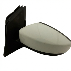 2017-2019 Ford Escape White Power Heated Blind Spot Door/Side View Mirror - Left (Driver) (Used OEM)