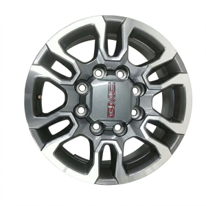 2015-2020 GMC Yukon XL Black 18x8 6-Spoke Machined Charcoal Forged Aluminum Alloy Wheel (New OEM)