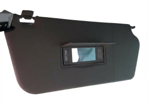 2015-2020 Ford Transit-150 Gray Illuminated Vanity Mirror Sun Visor - Right (Passenger) (Used OEM)