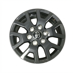 2024-2025 Toyota Tacoma Black 17x7 6-Lug Silver Alloy Wheel (New OEM)