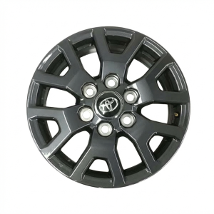 2024-2025 Toyota Tacoma Black 17x7 6-Lug Silver Alloy Wheel (New OEM)