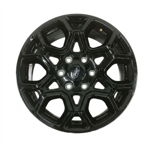 2024-2026 Ford F-150 Black U-Spoke Gloss Black Alloy Wheel (New OEM)