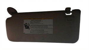 2016-2023 Toyota Tacoma Gray Sun Visor without Vanity Mirror - Left (Driver) (Used OEM)