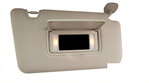 2017 Nissan Rogue Gray Non-Illuminated Sun Visor - Right (Passenger) (Used OEM)