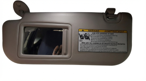 2019-2025 Toyota RAV4 Gray Sun Visor without Extension - Left (Driver) (Used OEM)