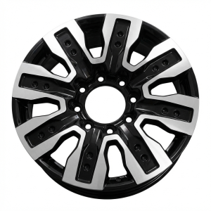 2024-2025 GMC Sierra 2500 HD Chrome 20x8.5 Black Machined Alloy Wheel with Inserts (Remanufactured OEM)