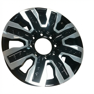 2024-2025 GMC Sierra 2500 HD Black 20x8.5 Black Machined Alloy Wheel with Inserts (Remanufactured OEM)