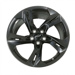 2019-2024 Chevrolet Camaro Silver 20x9.5 5-Twisted Split-Spoke Dark Silver Alloy Wheel (New OEM)