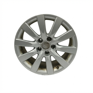 2009-2016 Audi A4 17x8 10-Spoke Silver Painted Alloy Wheel (Used OEM)