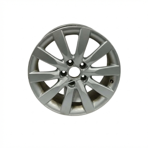 2009-2016 Audi A4 17x8 10-Spoke Silver Painted Alloy Wheel (Used OEM)