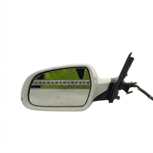 2012-2014 Audi A4 White Power Heated Signal Door/Side View Mirror - Left (Driver) (Used OEM)