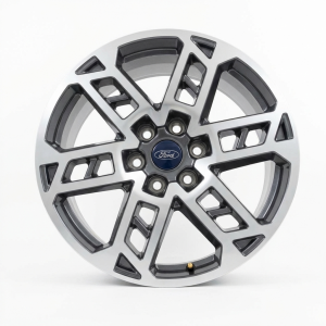 2025-2026 Ford F-150 Black 20x8.5 6-Spoke Machined Charcoal Alloy Wheel (New OEM)