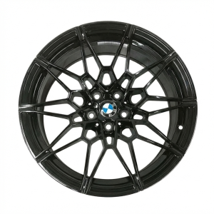 2023-2026 BMW M2 Black Front Style 826M Jet Black Alloy Wheel (New OEM)