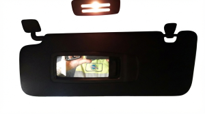 2011-2017 BMW X3 Black Illuminated Sun Visor - Left (Driver) (Used OEM)