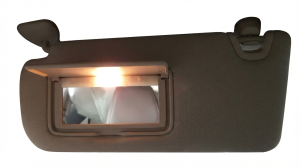 2021-2025 Nissan Altima Gray Illuminated Sun Visor - Left (Driver) (Used OEM)