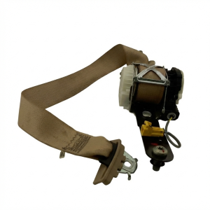 2008-2009 GMC Sierra Tan Seat Belt Assembly - Front (Used OEM)