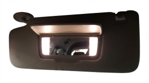 2019-2024 Cadillac XT4 Gray Sun Visor - Left (Driver) (Used OEM)