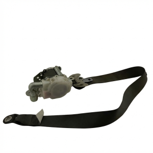 2010-2013 Toyota Prius Gray Seat Belt Assembly with Pretensioner - Front (Used OEM)