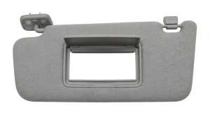 2016-2018 Audi A6 Gray Sun Visor with Illuminated Vanity Mirror - Left (Driver) (Used OEM)