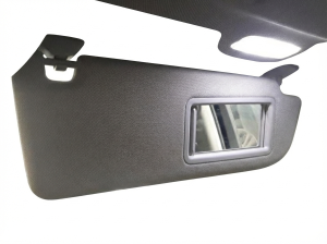 2016-2018 Audi A6 Gray Sun Visor with Illuminated Vanity Mirror - Right (Passenger) (Used OEM)