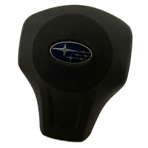 2014-2015 Subaru XV Crosstrek Black Steering Wheel Air Bag - Left (Driver) (Used OEM)