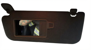 2019-2023 Hyundai Santa Fe Gray Illuminated Sun Visor with Sunroof - Left (Driver) (Used OEM)