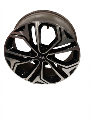 2019-2020 Hyundai Santa Fe 19x7.5 Black Machined Alloy Wheel (Used OEM)
