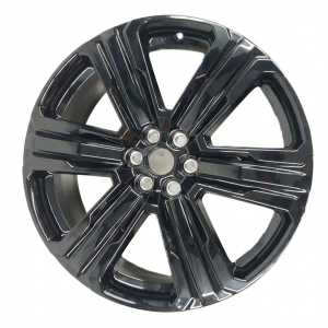 2024-2026 GMC Acadia Black 22x8.5 6-Spoke Painted Alloy Wheel (Used OEM)