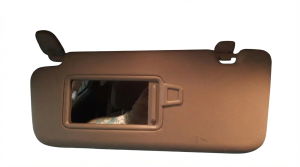 2022-2023 Hyundai Kona Gray Sun Visor with Illuminated Vanity Mirror - Left (Driver) (Used OEM)