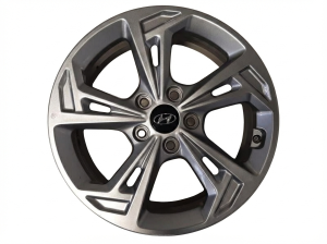 2022-2023 Hyundai Kona 17x7 Silver Painted Alloy Wheel (Used OEM)