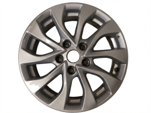 2016-2019 Nissan Sentra Silver 16x6.5 10-Spoke Silver Painted Alloy Wheel (Used OEM)