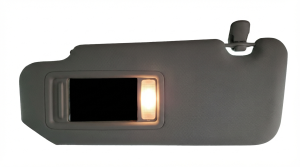 2014-2018 Mazda 3 Gray Illuminated Sun Visor - Right (Passenger) (Used OEM)