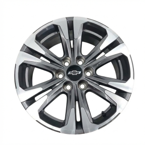 2021-2022 GMC Canyon Black 17-inch 6-Split-Spoke Machined Charcoal Alloy Wheel (New OEM)