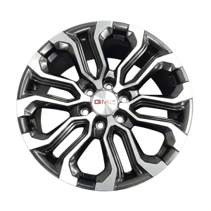 2023-2025 GMC Canyon Black 20x9 Y-Spoke Machined Charcoal Alloy Wheel (New OEM)