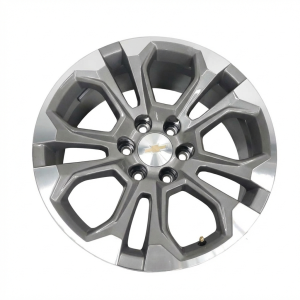2025 Chevrolet Suburban Gray 20x9 10-Spoke Machined Charcoal Alloy Wheel (New OEM)