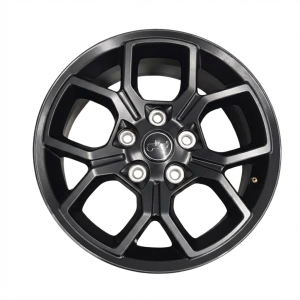 2024-2026 Jeep Wrangler Black 17x7.5 Aluminum Painted Black Wheel (Used OEM)