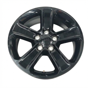 2019-2023 Jeep Wrangler Black 18x7.5 5-Spoke Gloss Black Painted Alloy Wheel (Used OEM)