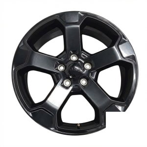 2018-2022 Jeep Grand Cherokee Black Straight Spoke Painted Alloy Wheel (New OEM)