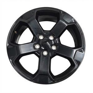 2018-2022 Jeep Grand Cherokee Black Straight Spoke Painted Alloy Wheel (Used OEM)