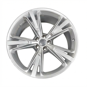 2019-2023 Audi Q8 Silver 21x10 5-Spoke Silver Painted Alloy Wheel (Used OEM)