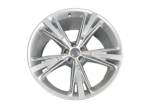 2019-2023 Audi Q8 Silver 21x10 5-Spoke Silver Painted Alloy Wheel (Used OEM)