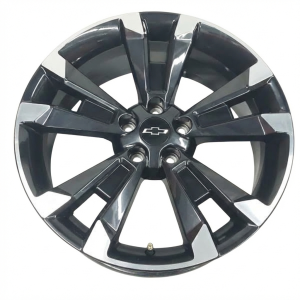 2025 Chevrolet Equinox Black 19x7.5 Double Spoke Machined Black Alloy Wheel (Used OEM)