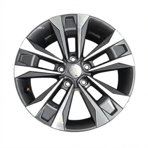 2025-2026 Chevrolet Equinox Gray 17-inch Double Spoke Machined Charcoal Alloy Wheel (Used OEM)