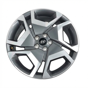 2023-2025 Hyundai Palisade Black 20x7.5 5-Spoke Machined Alloy Wheel (Used OEM)