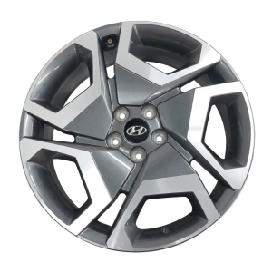 2023-2025 Hyundai Palisade Black 20x7.5 5-Spoke Machined Alloy Wheel (Used OEM)