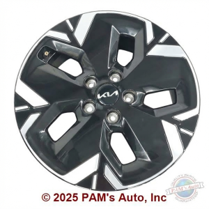 2023-2025 Kia Niro EV Black 17x7 Machined Black Alloy Wheel (Used OEM)